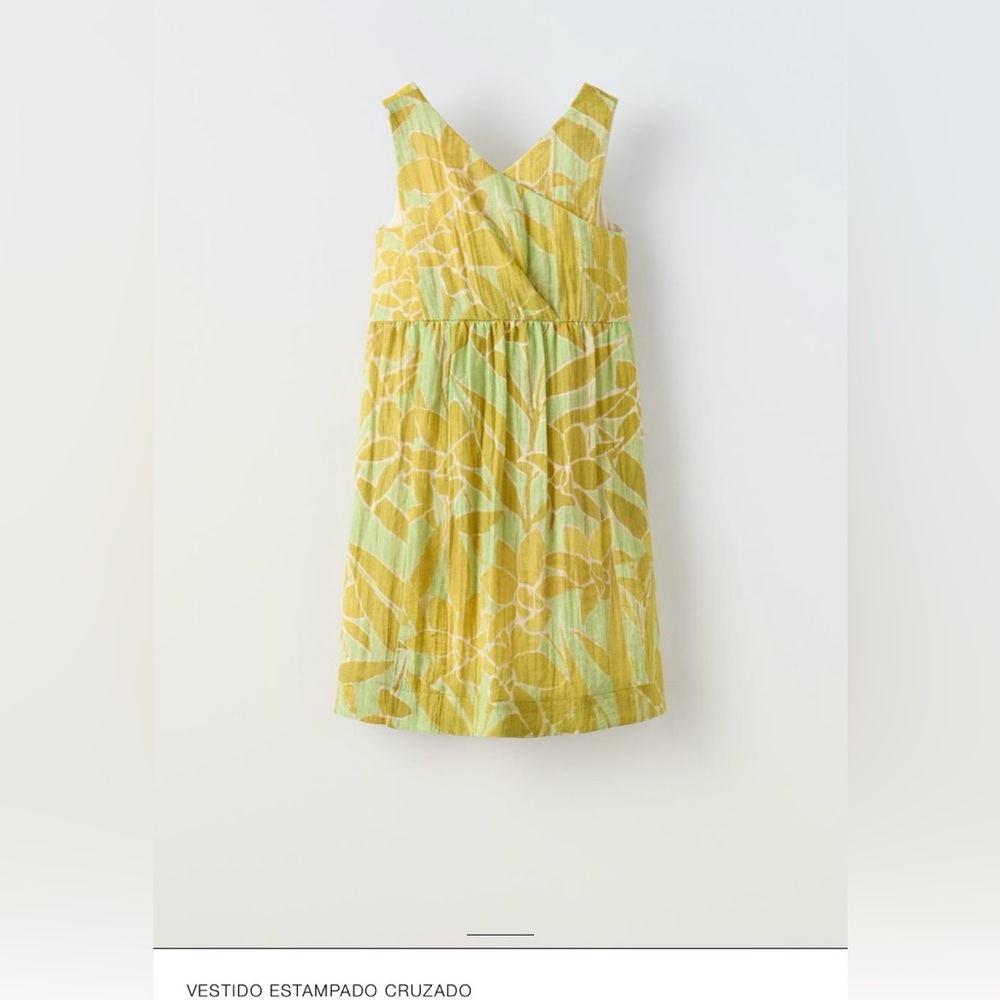 ZARA …printed wrap dress
